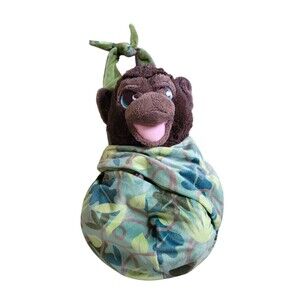 Disney Parks Babies Baby Gorilla Ape Plush Stuffed Animal Wrap Swaddle 10"